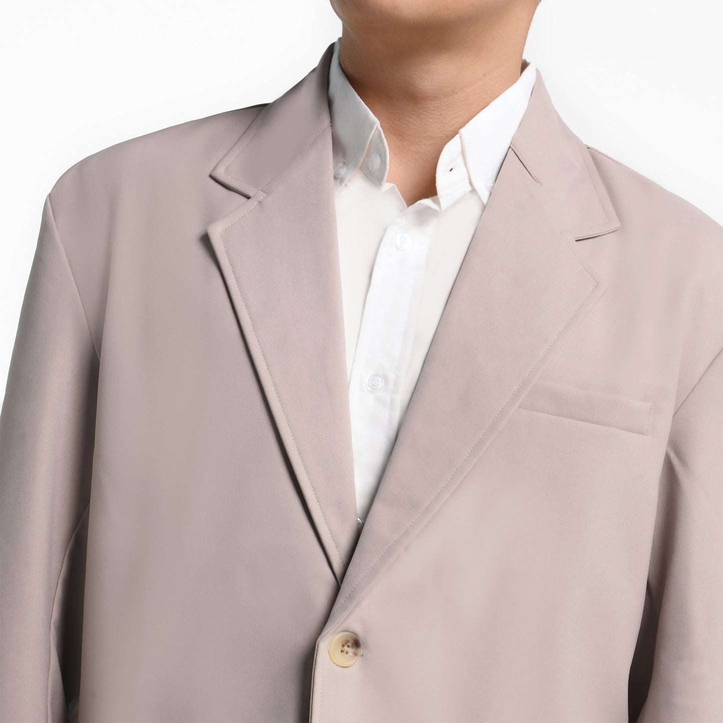 ORCA Jas Blazer Pria Beckett Soft Touch Men Blazer, Beige
