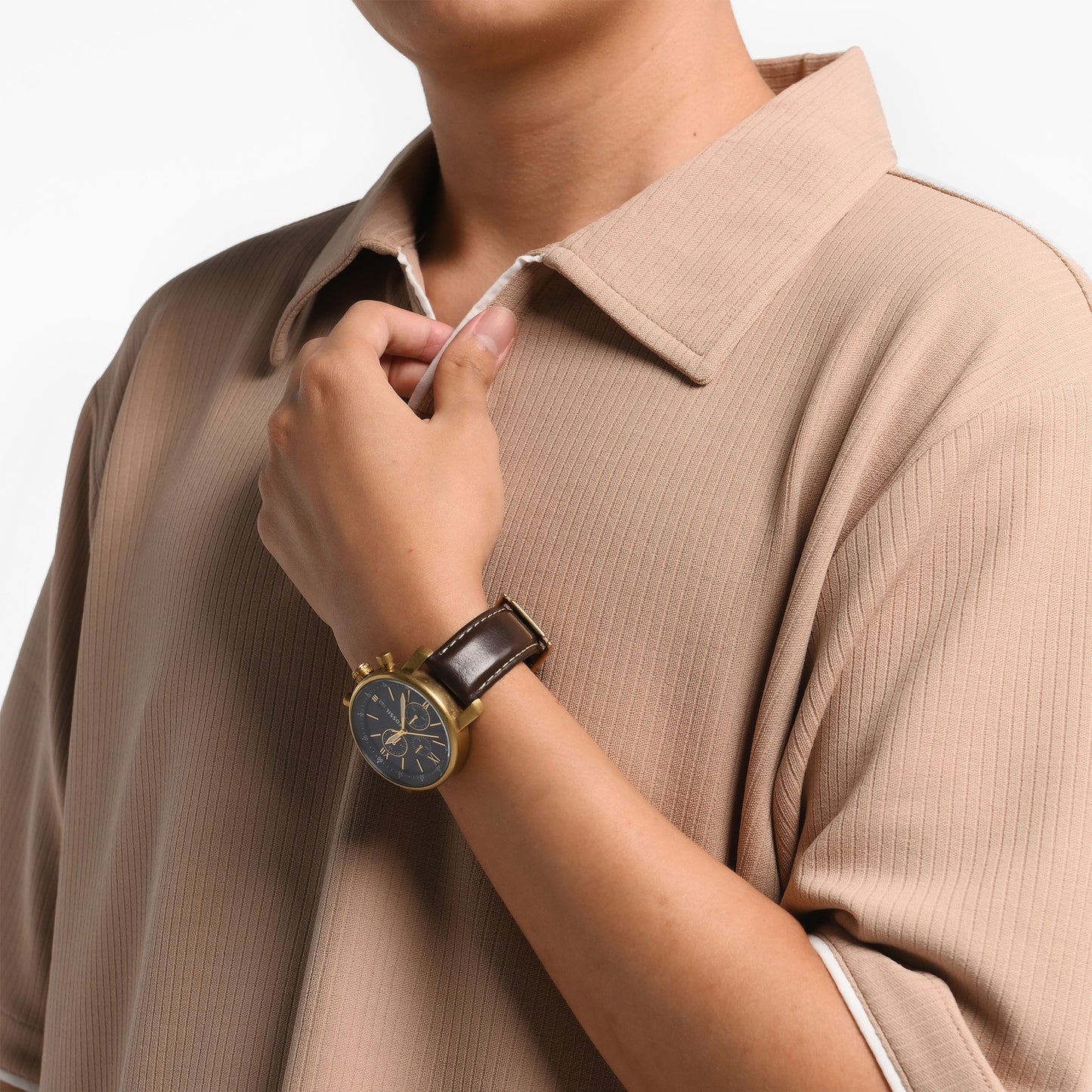 ORCA Polo Praktis Orion Classic Open Polo, Beige