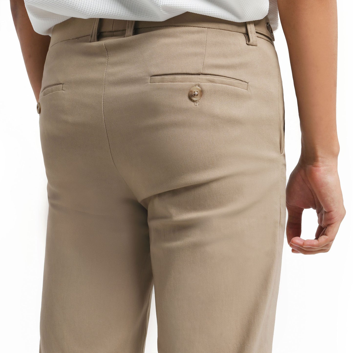 ORCA Celana Panjang Osric Refined Stretch Chino Pants, Khaki