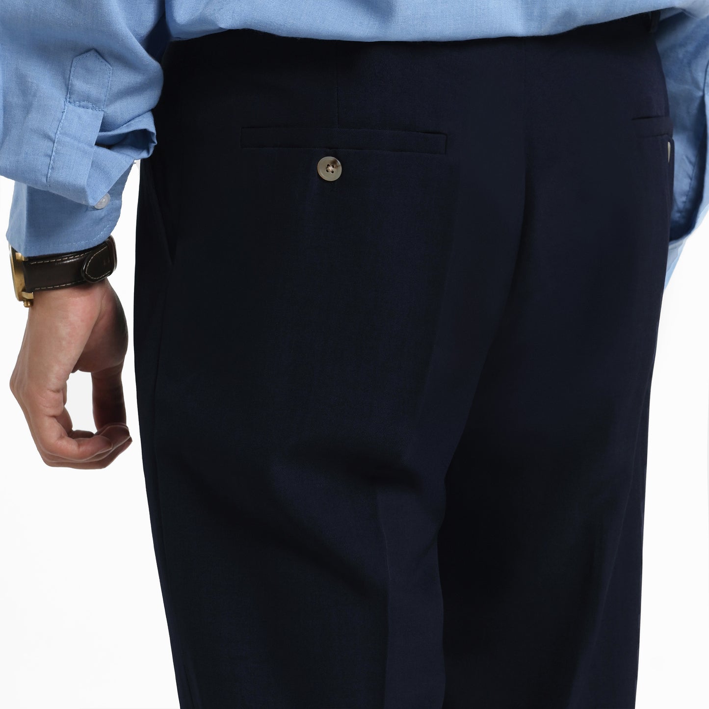 ORCA Celana Bahan Pria Brixton Soft Comfort Men Pants, Navy