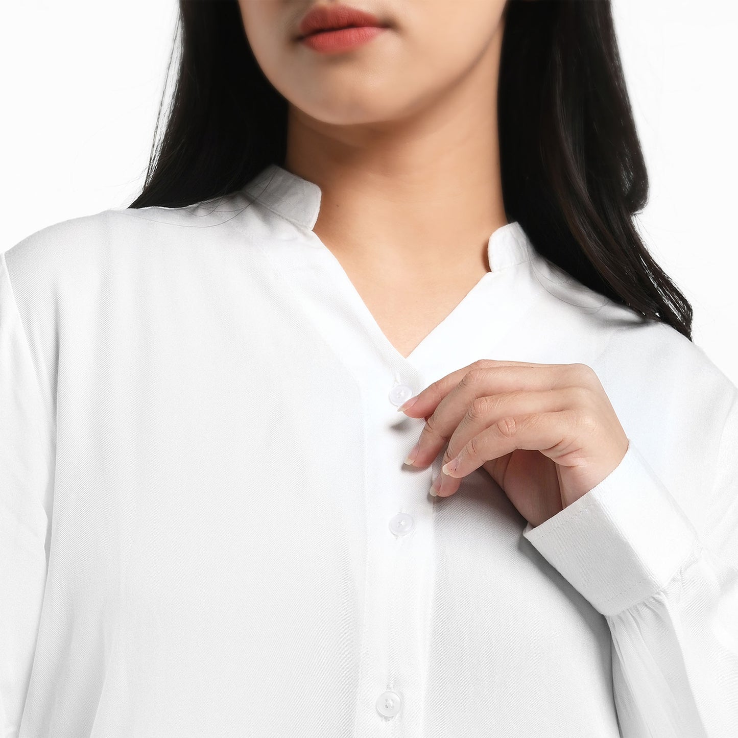 ORCA Kemeja Blus Wanita Rosalie Women Comfort Blouse,White