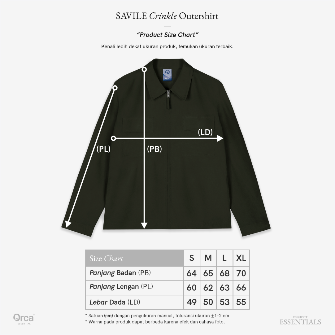 ORCA Outer Praktis Savile Crinkle Outershirt, Olive