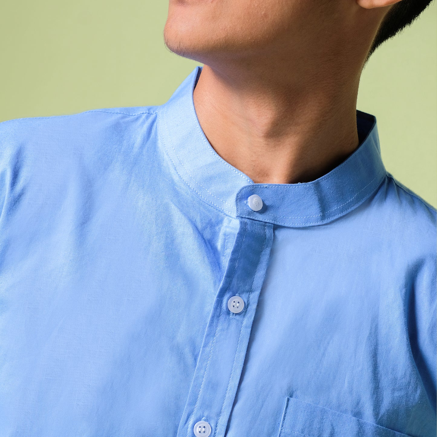 Basheer Shirt Cerulean Blue