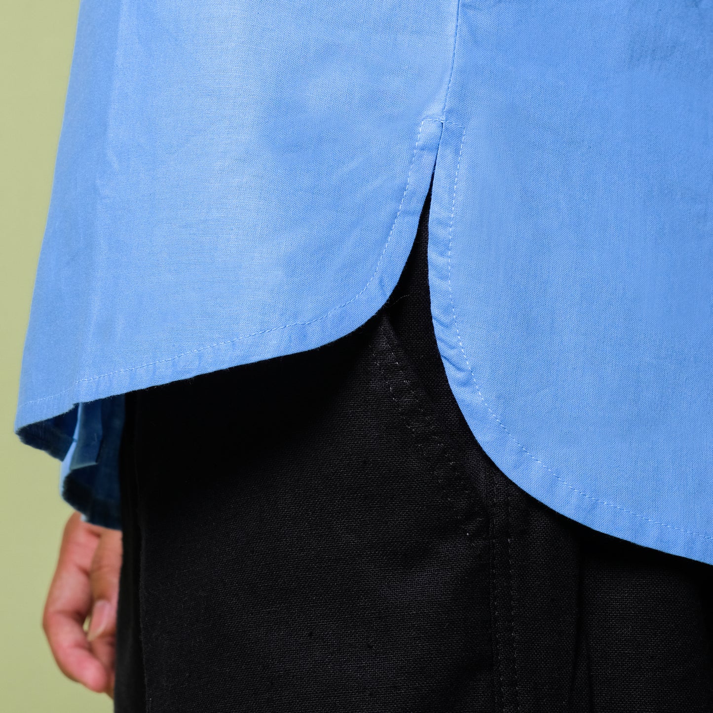 Basheer Shirt Cerulean Blue