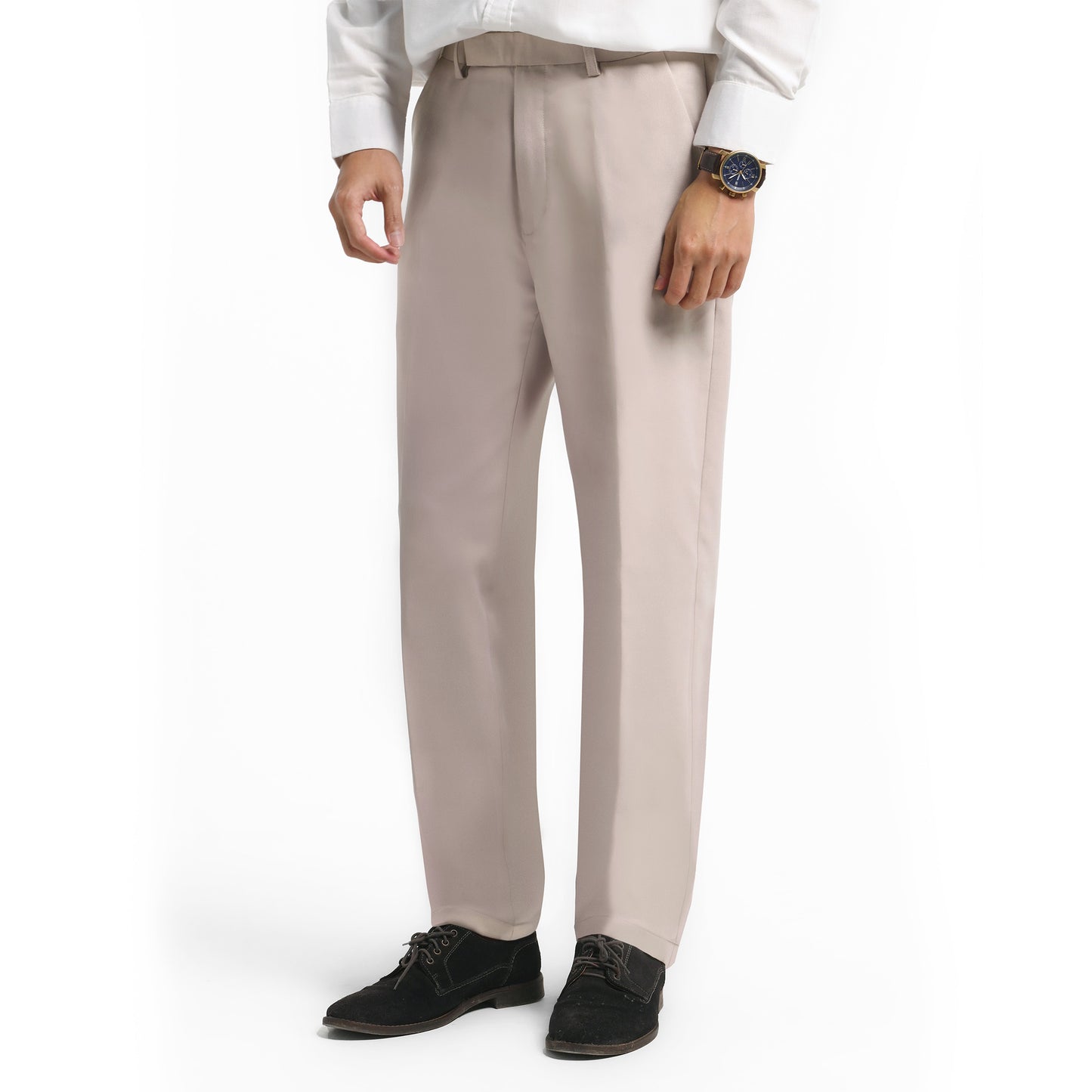 ORCA Celana Bahan Pria Brixton Soft Comfort Men Pants, Beige