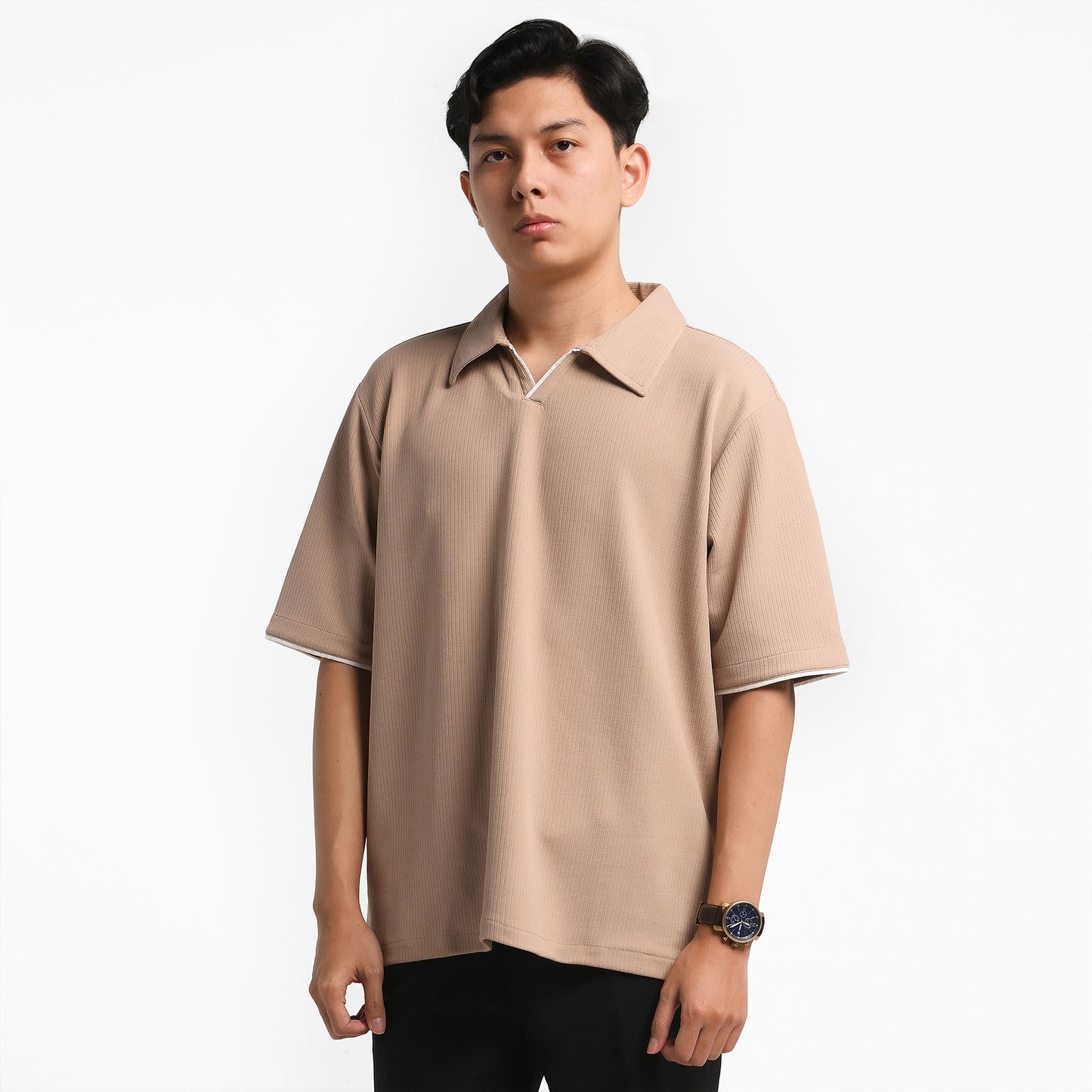 ORCA Polo Praktis Orion Classic Open Polo, Beige