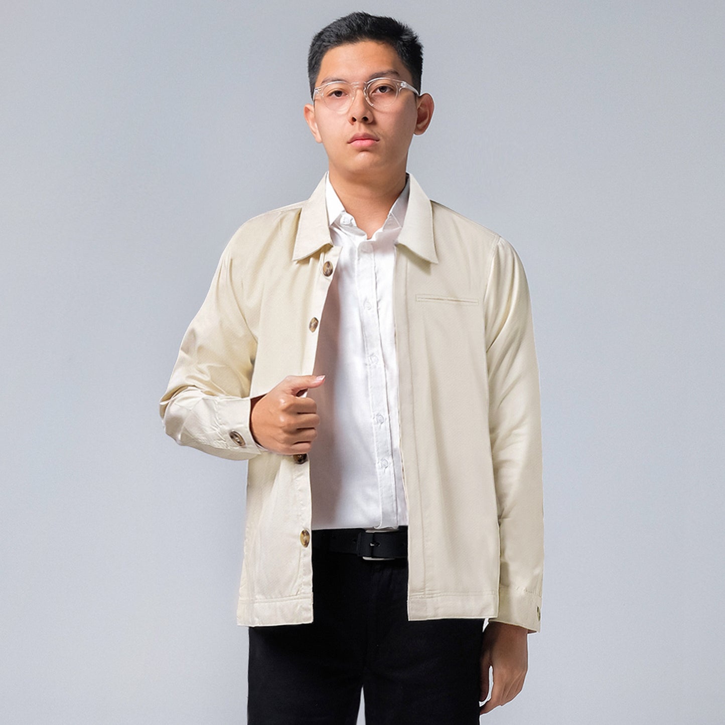 ORCA Jaket Kancing Ascot Light Jacket, Beige