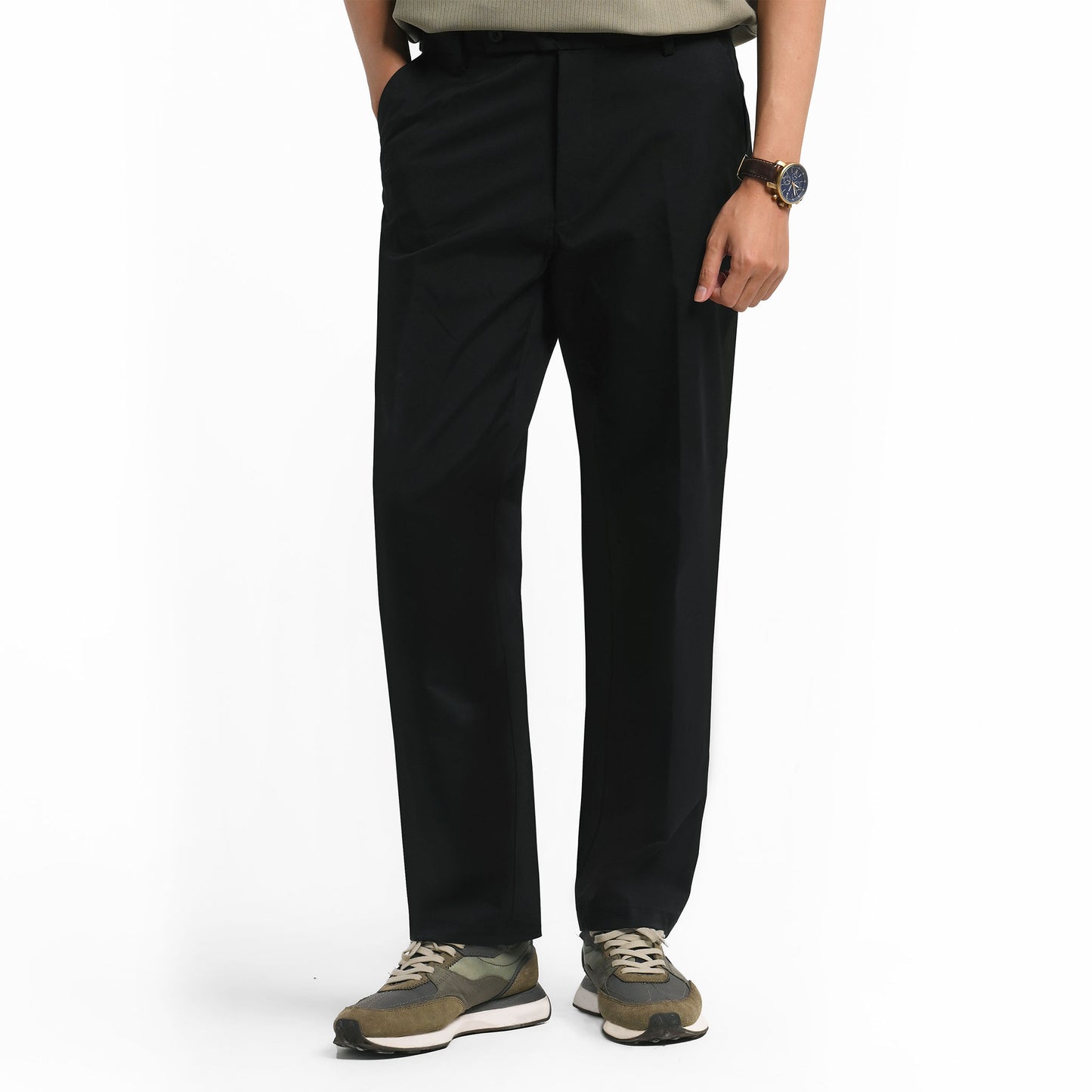 ORCA Celana Panjang Eldric Basic Chino Pants, Black