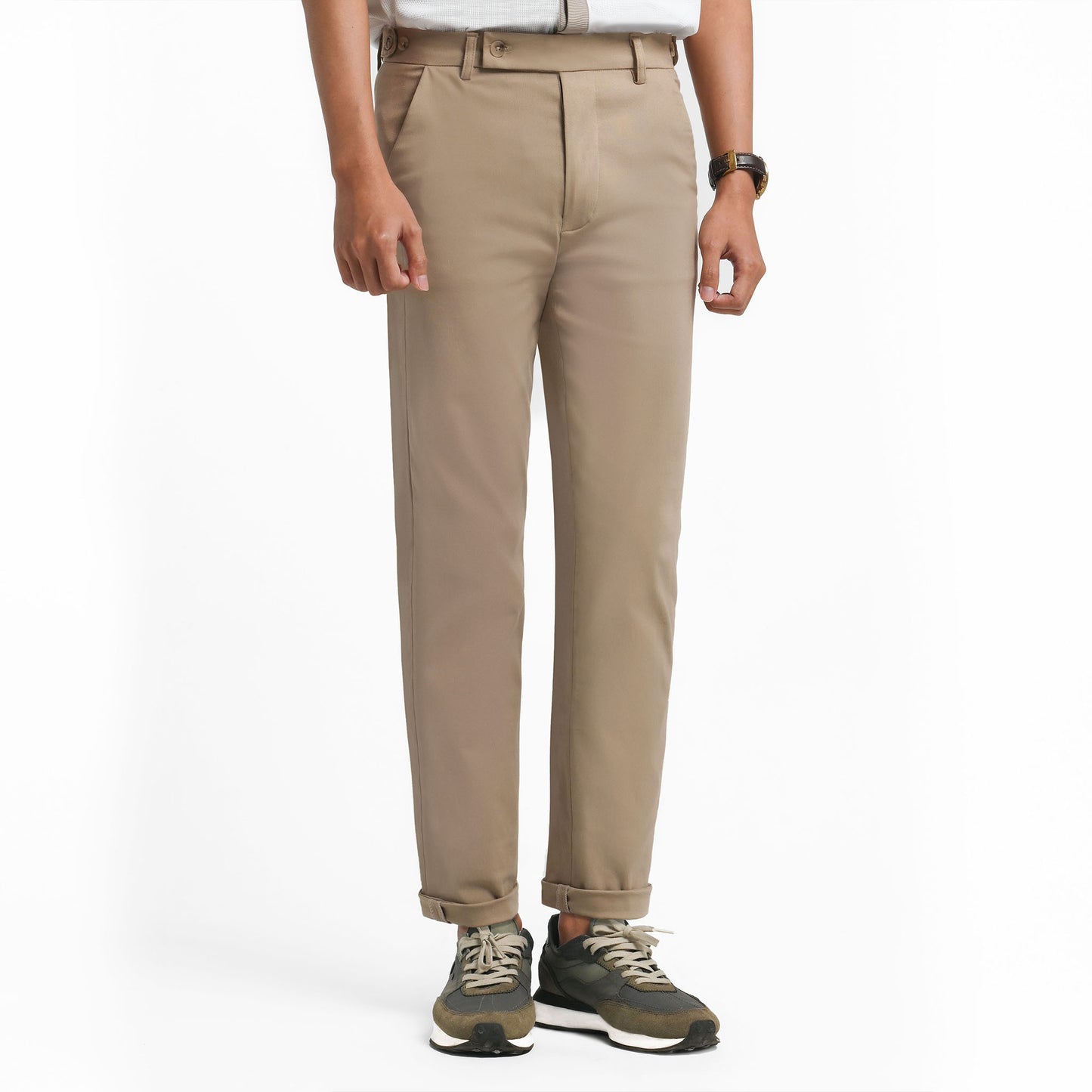 ORCA Celana Panjang Osric Refined Stretch Chino Pants, Khaki