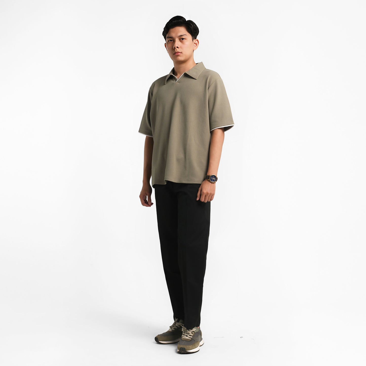 ORCA Celana Panjang Eldric Basic Chino Pants, Black