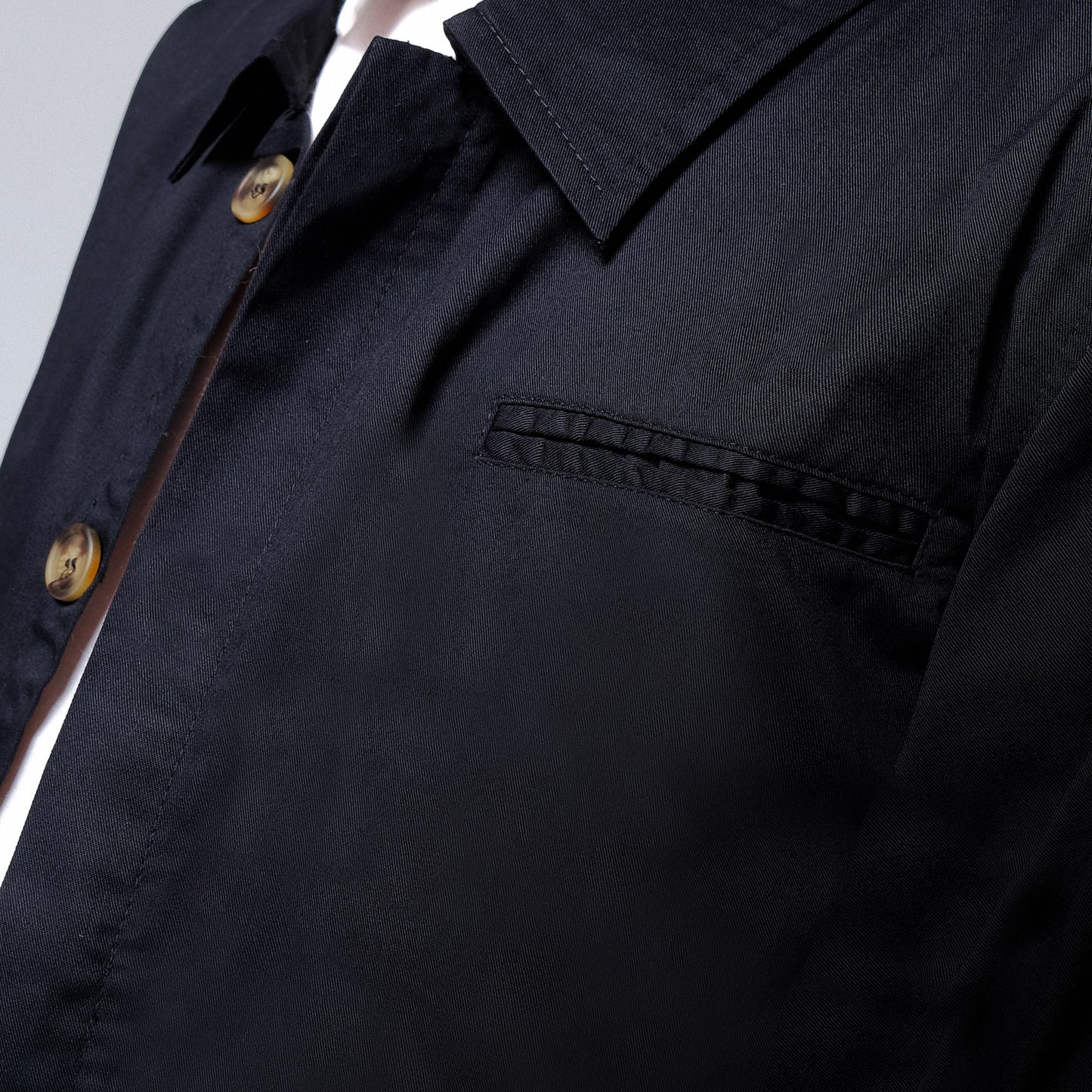 ORCA Jaket Kancing Ascot Light Jacket, Black