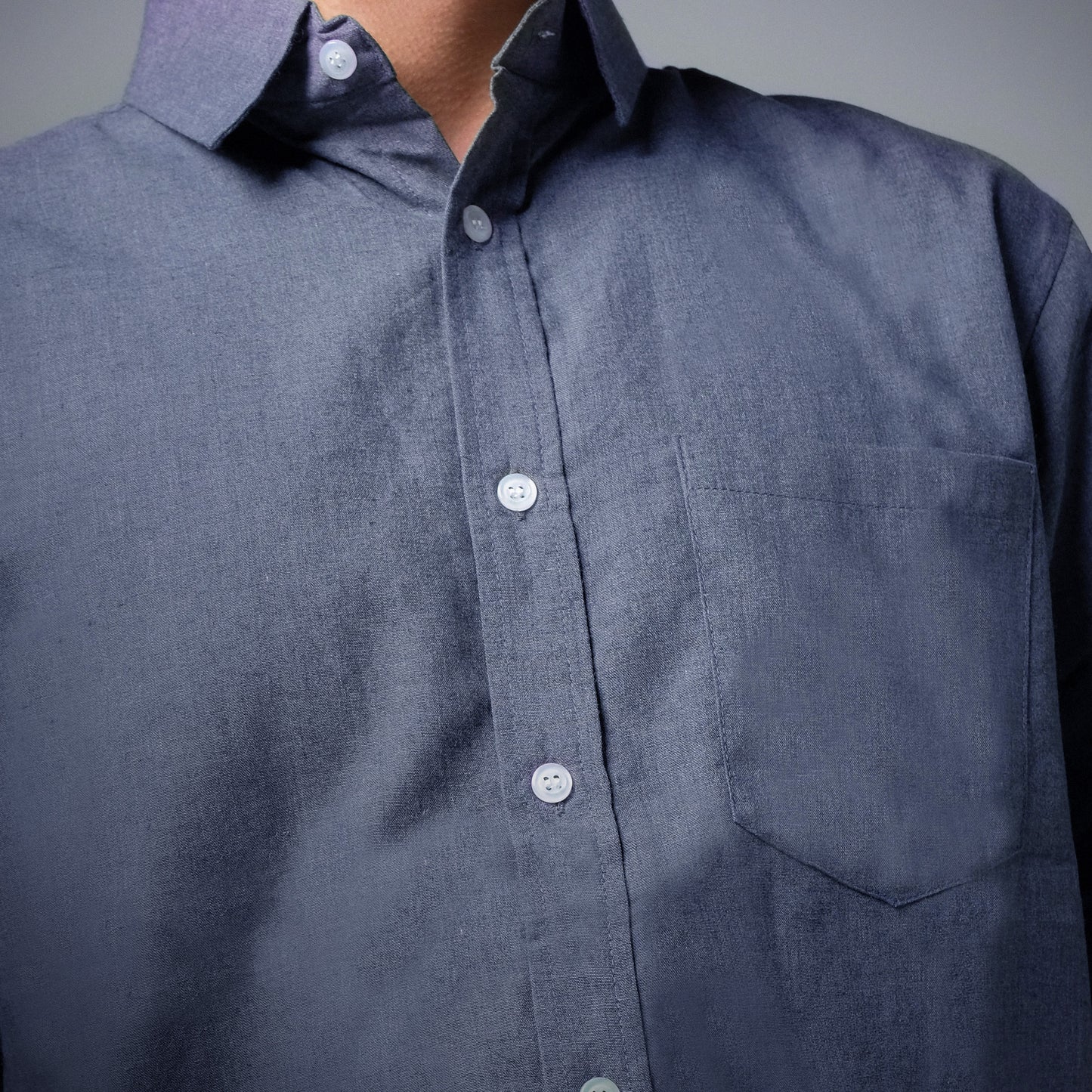 ORCA Kemeja Pendek Nifty Short Shirt Sleeved, Grey