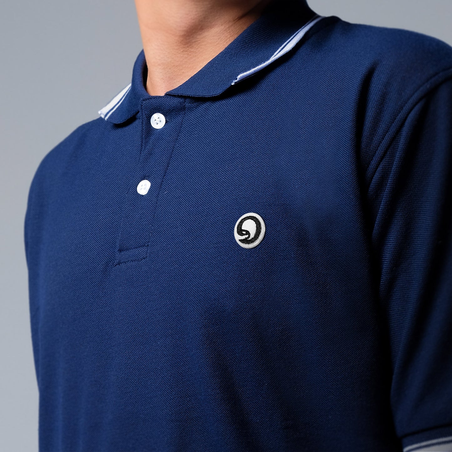 ORCA Semi Kemeja Posh Pique Polo, Navy