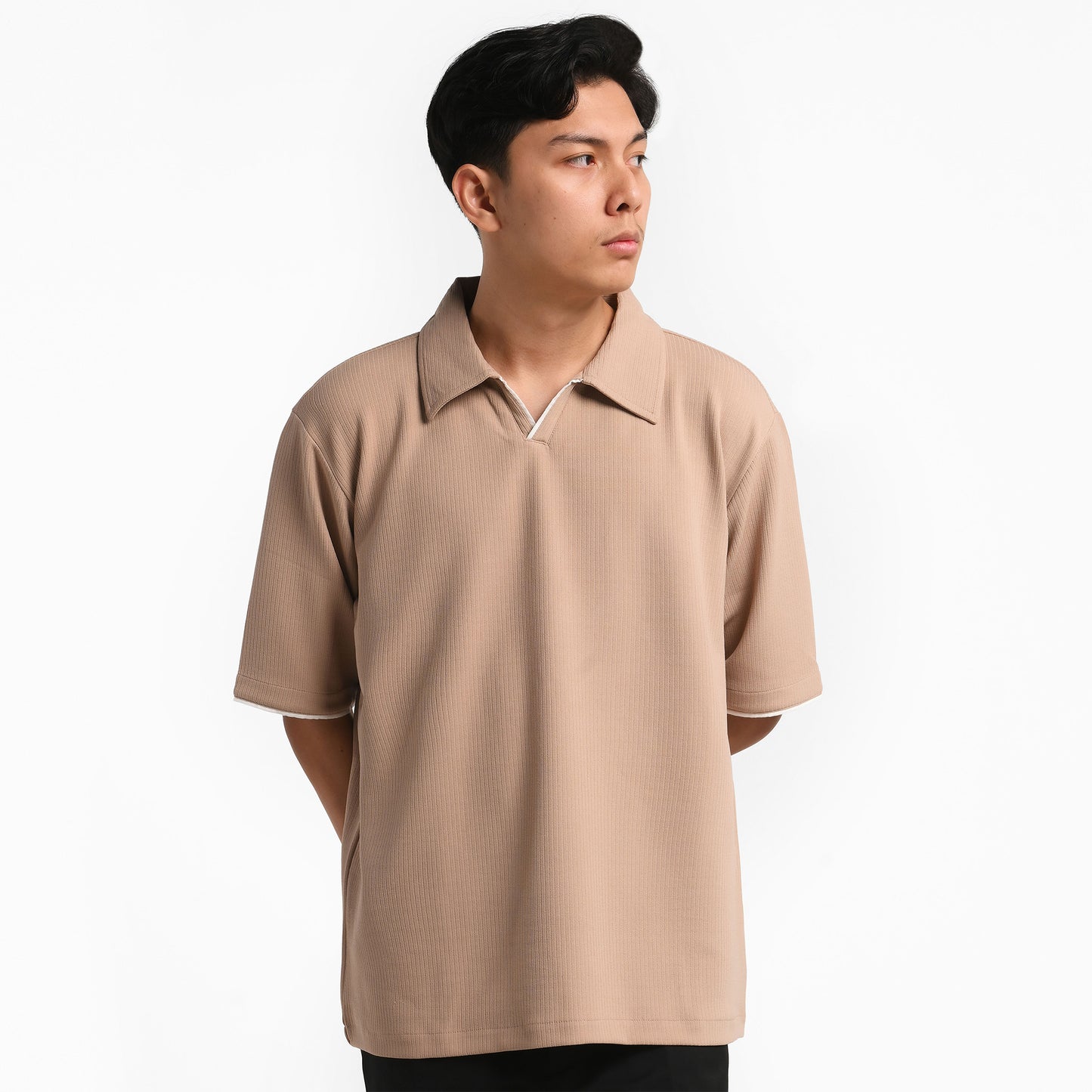 ORCA Polo Praktis Orion Classic Open Polo, Beige