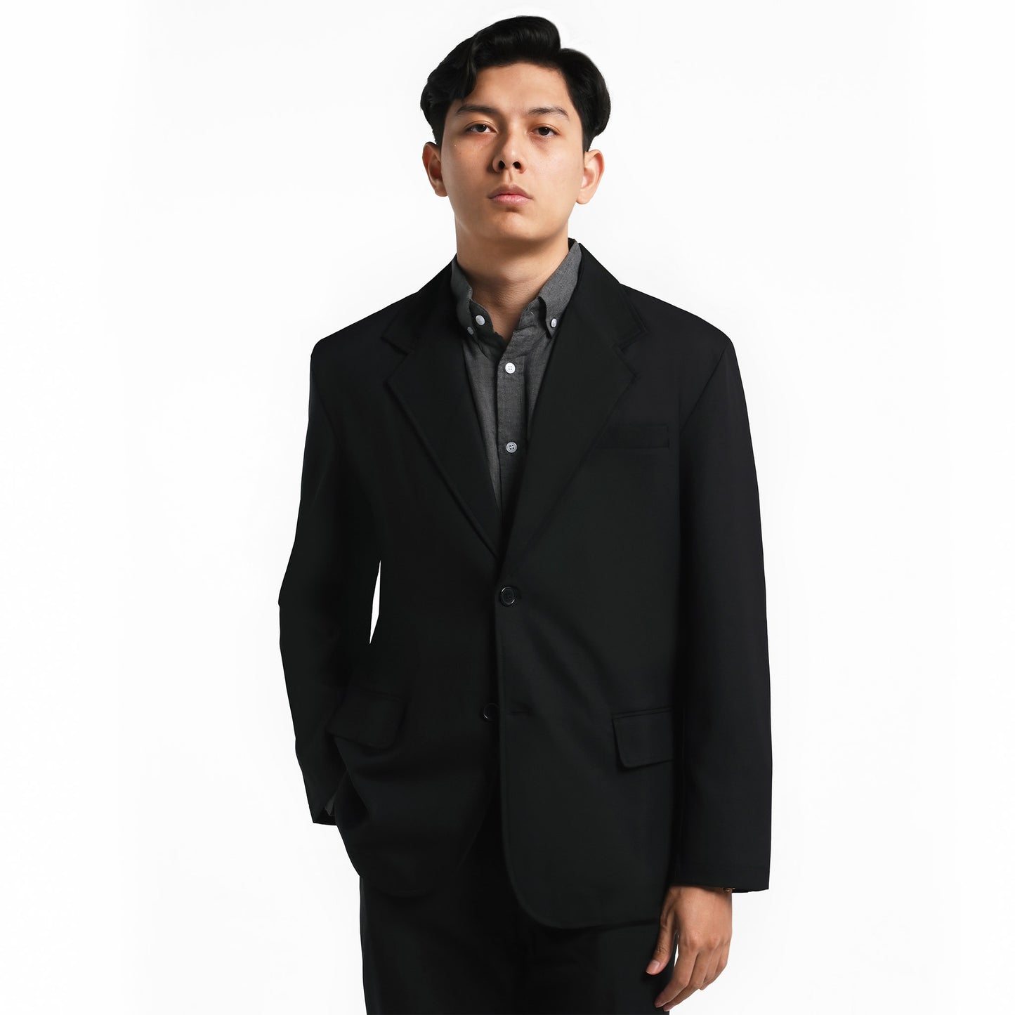 ORCA Jas Blazer Pria Beckett Soft Touch Men Blazer, Black