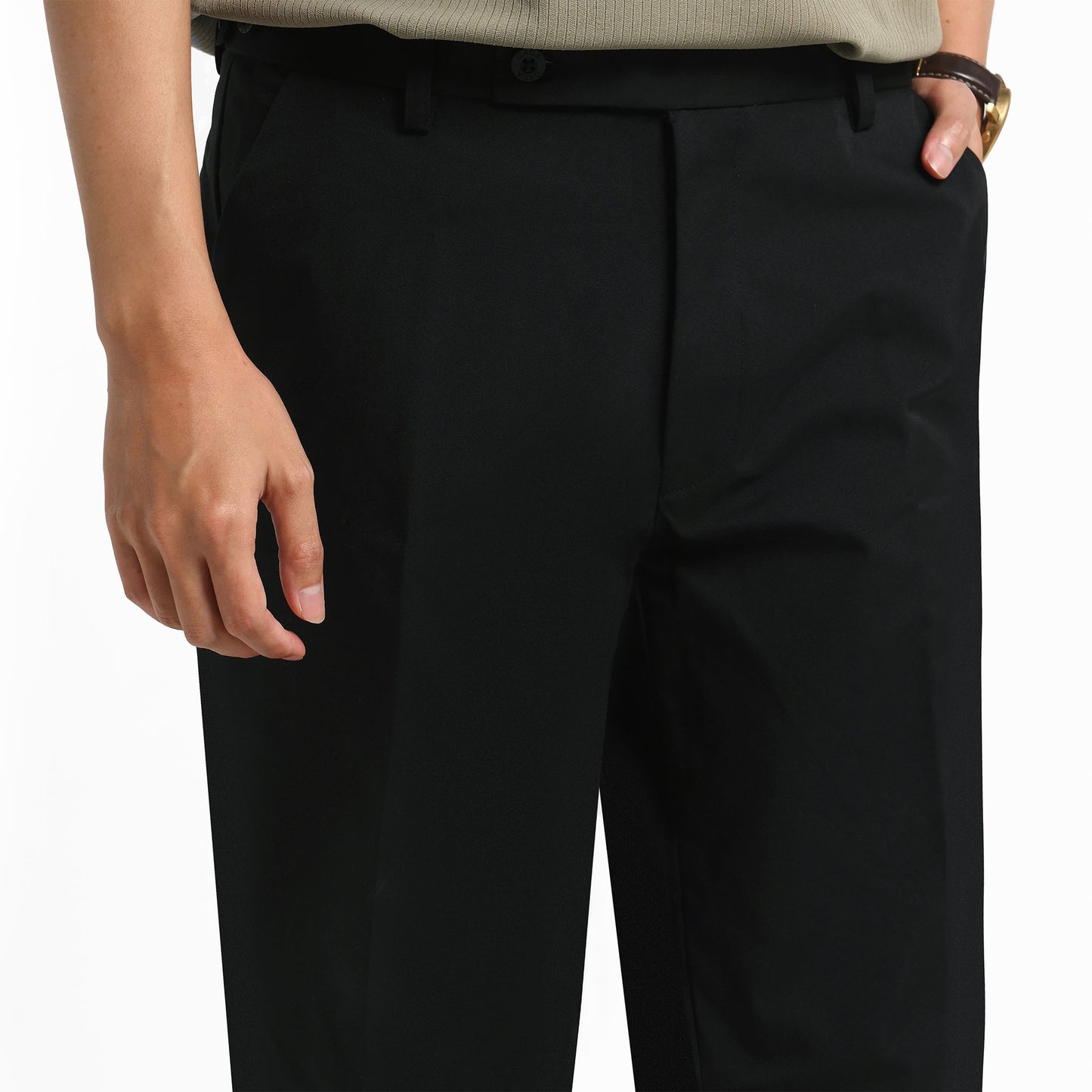 ORCA Celana Panjang Eldric Basic Chino Pants, Black