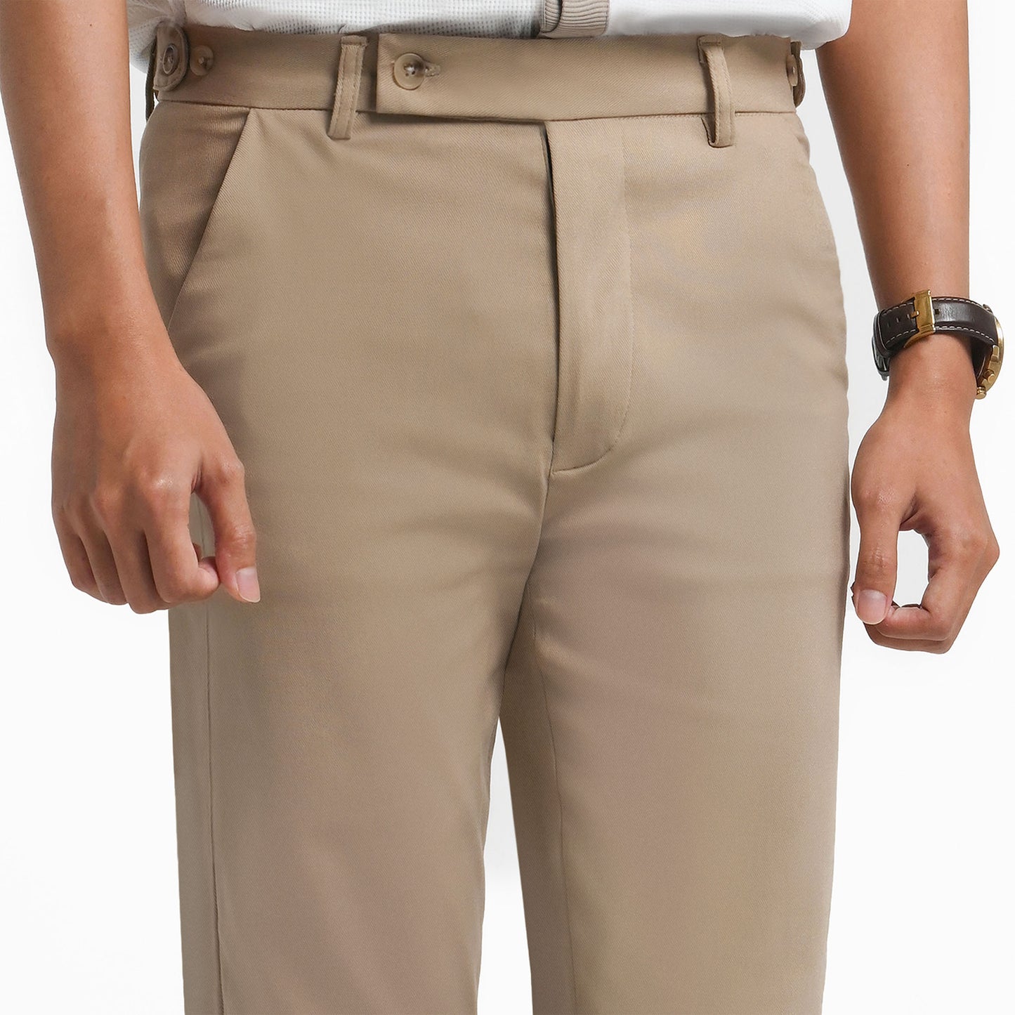 ORCA Celana Panjang Osric Refined Stretch Chino Pants, Khaki