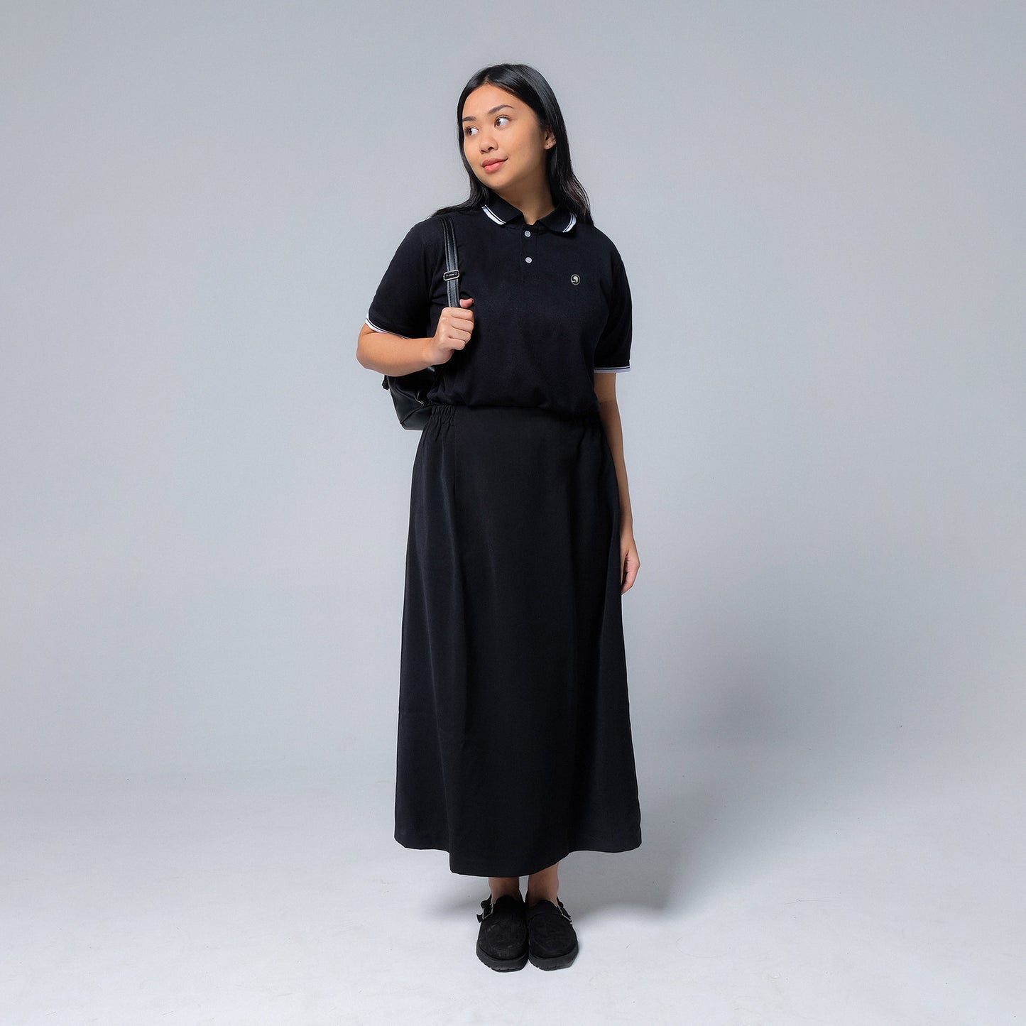 ORCA Semi Kemeja Posh Pique Polo, Black