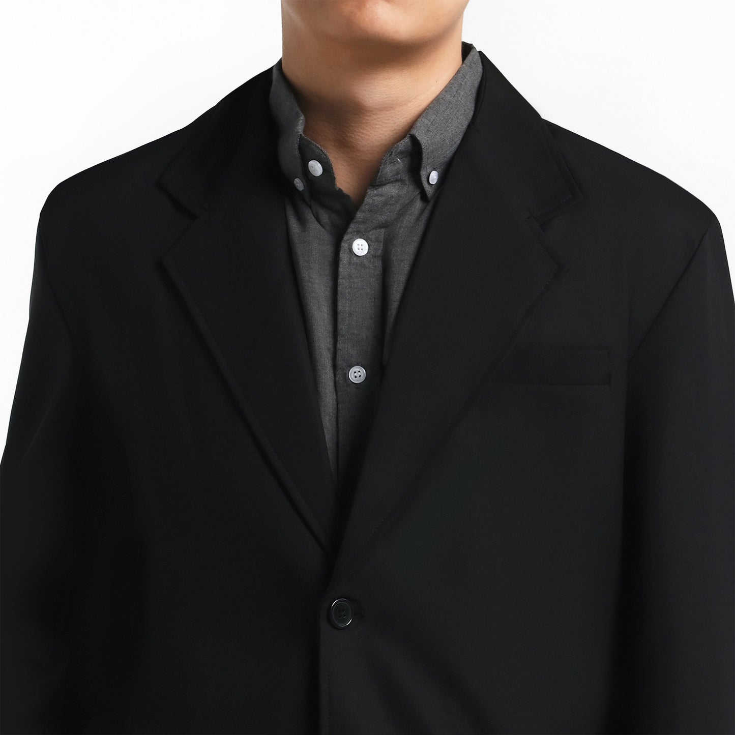 ORCA Jas Blazer Pria Beckett Soft Touch Men Blazer, Black