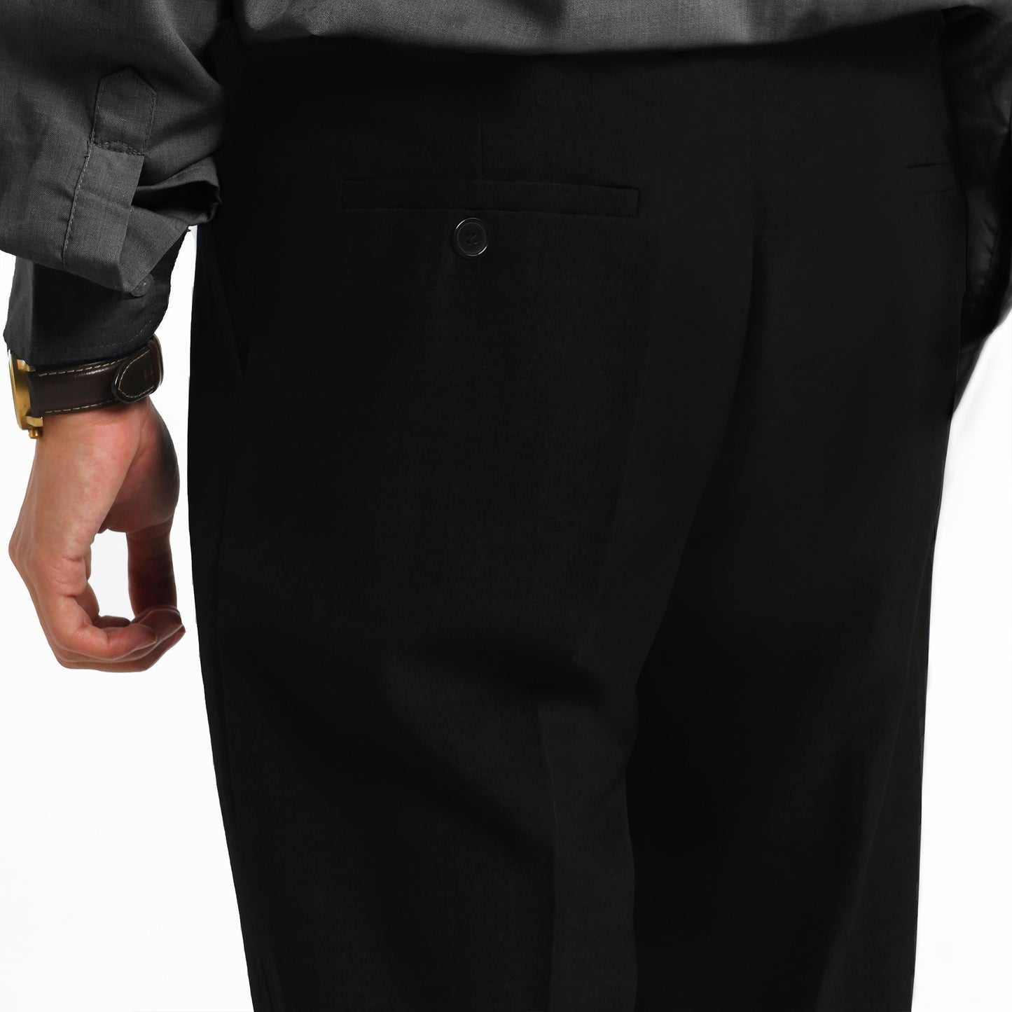 ORCA Celana Bahan Pria Brixton Soft Comfort Men Pants, Black