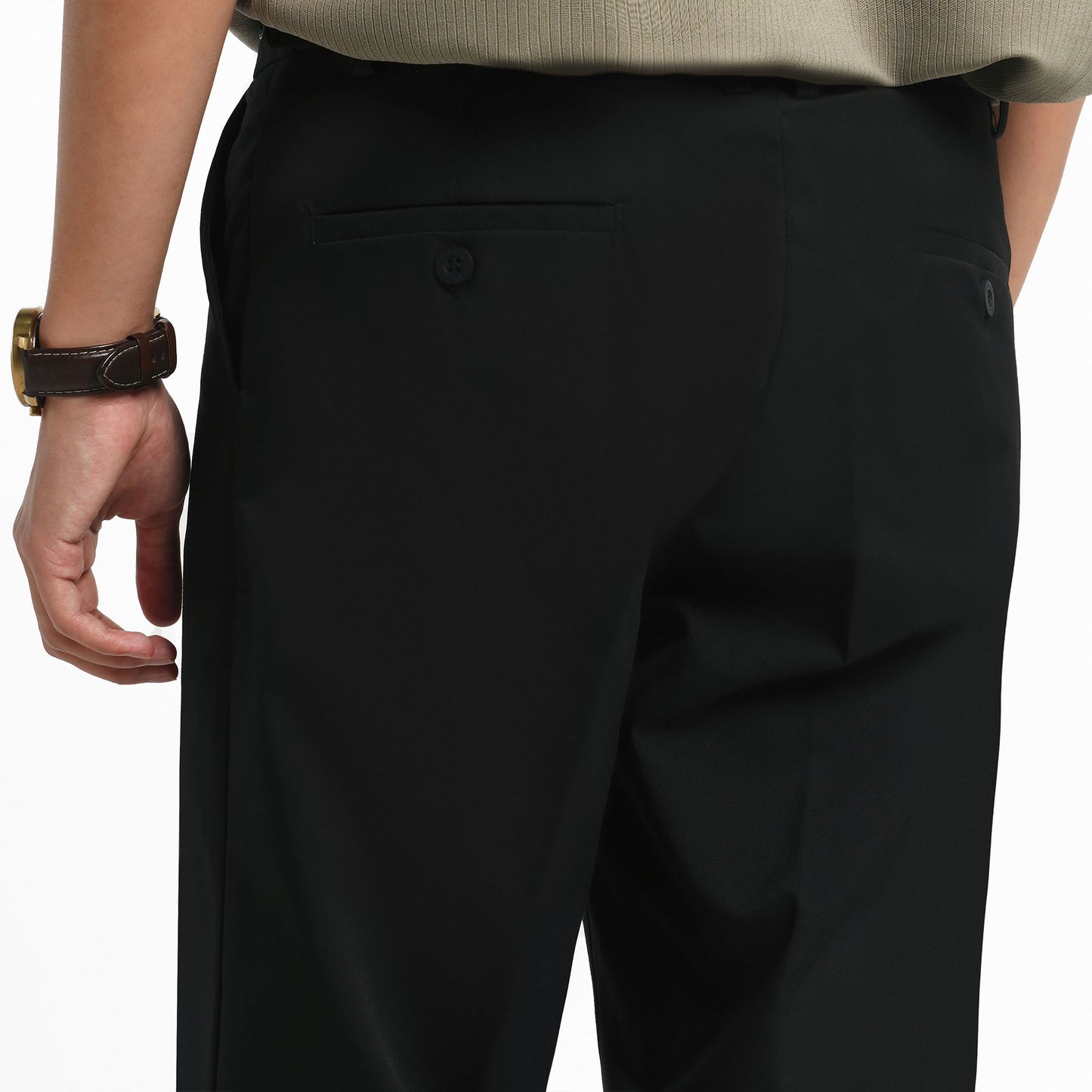 ORCA Celana Panjang Eldric Basic Chino Pants, Black