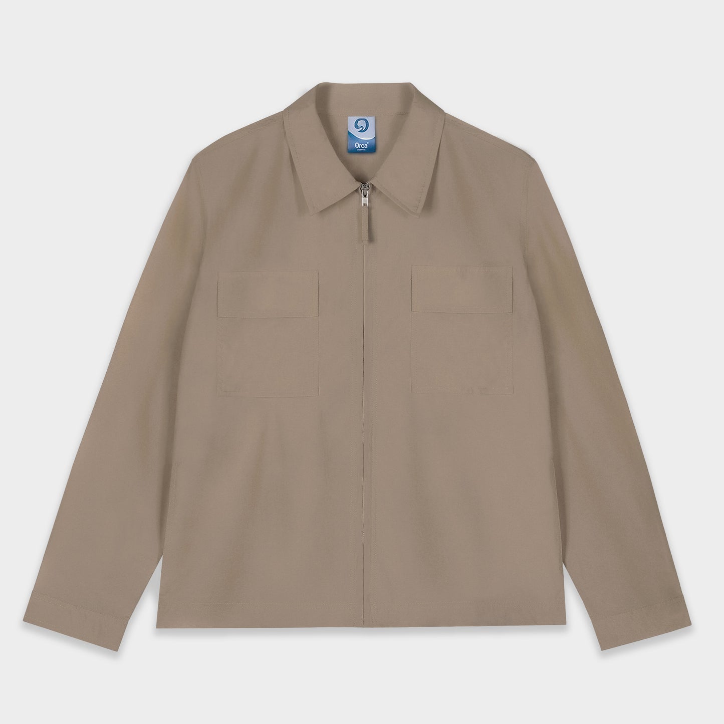 ORCA Outer Praktis Savile Crinkle Outershirt, Beige