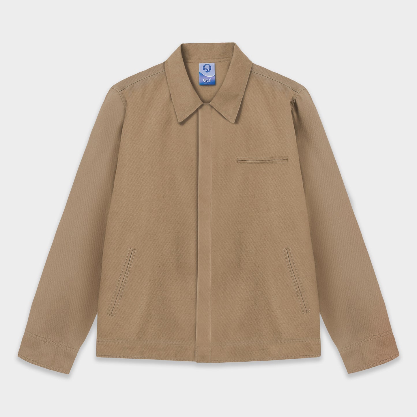 ORCA Jaket Kancing Ascot Light Jacket, Hazel