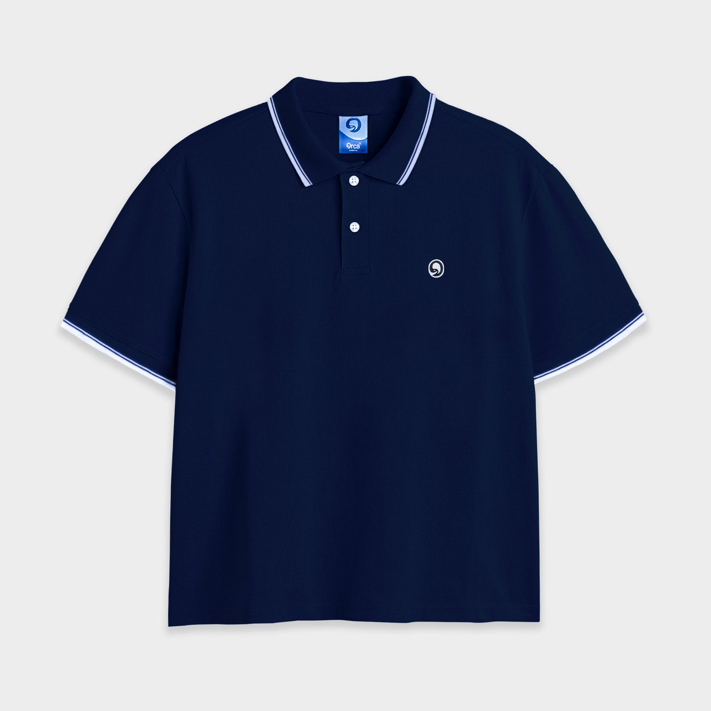 ORCA Semi Kemeja Posh Pique Polo, Navy