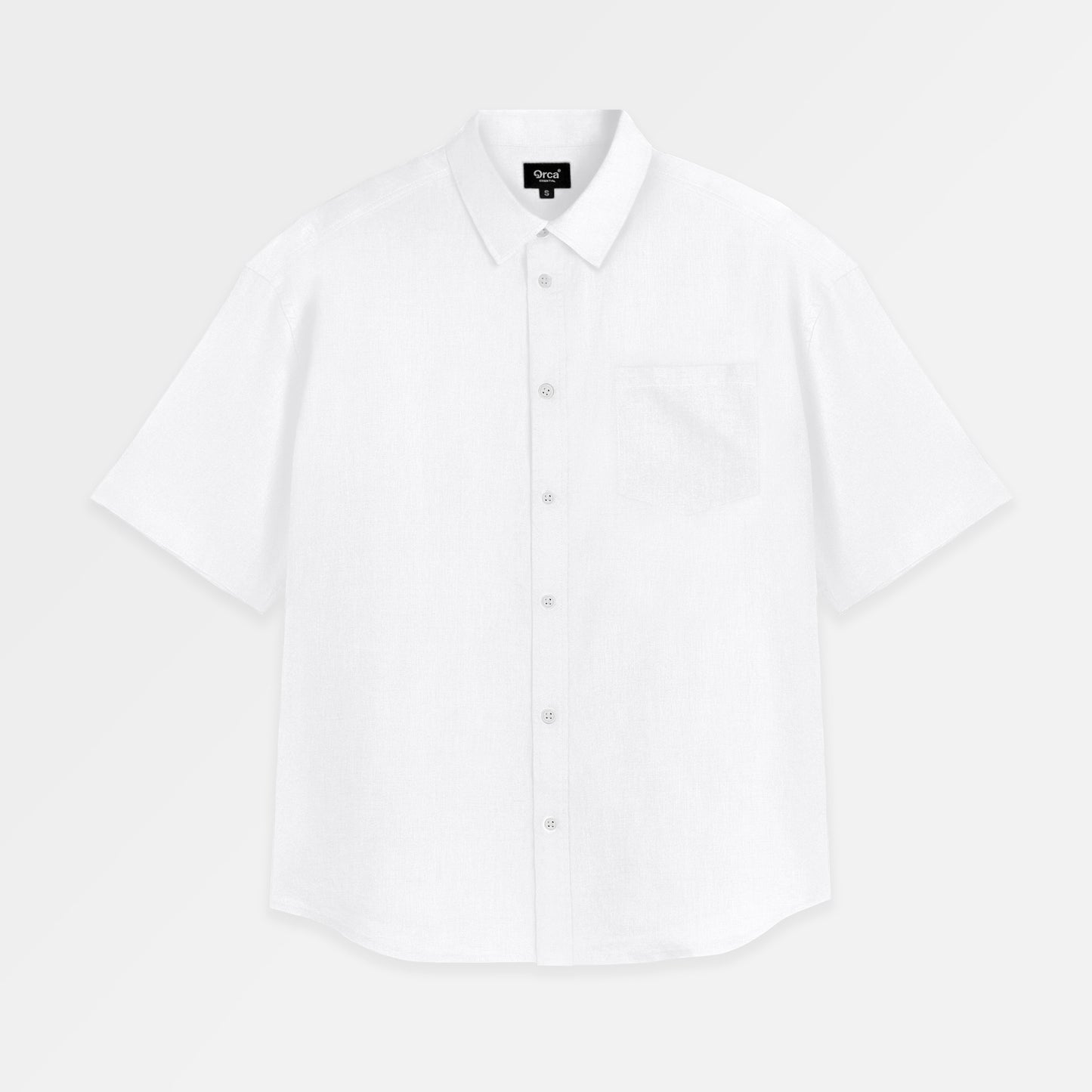 ORCA Kemeja Pendek Nifty Short Shirt Sleeved, White