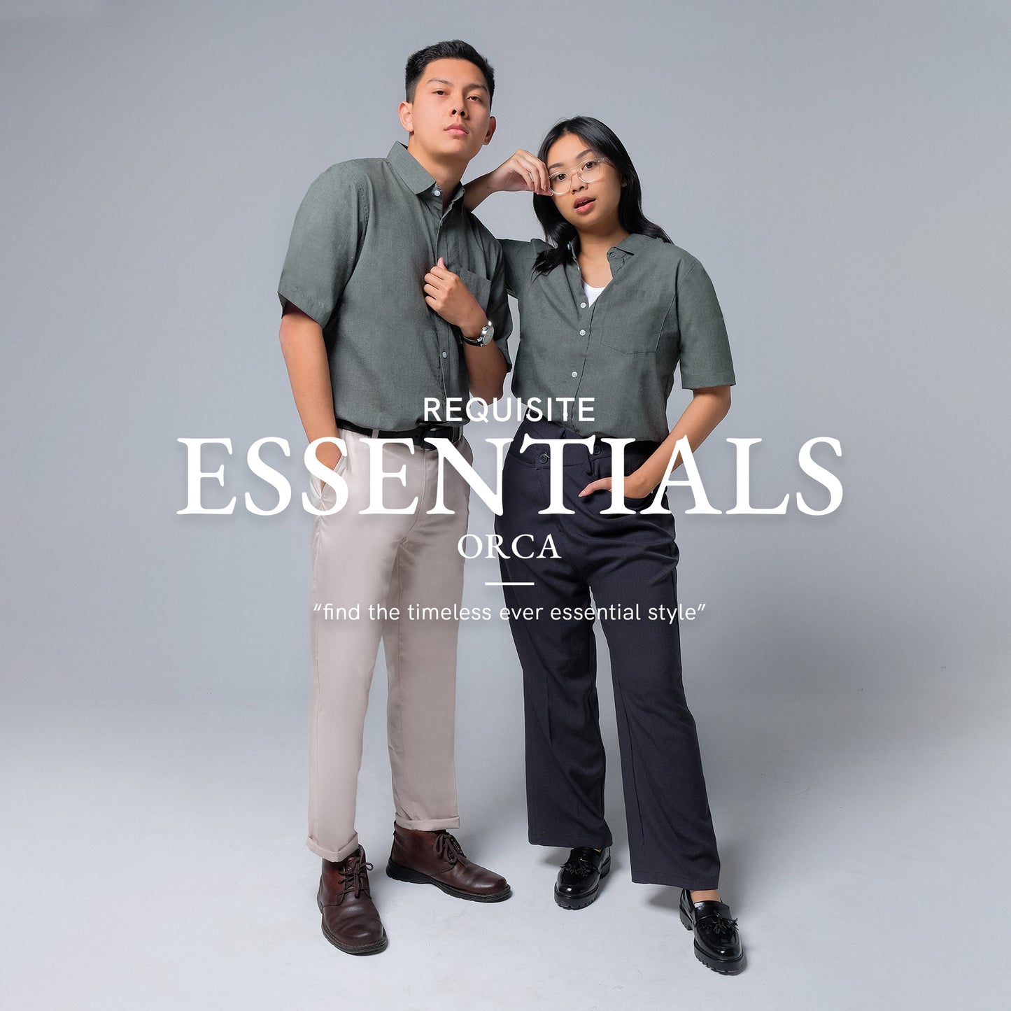 ORCA Kemeja Pendek Nifty Short Shirt Sleeved, Army