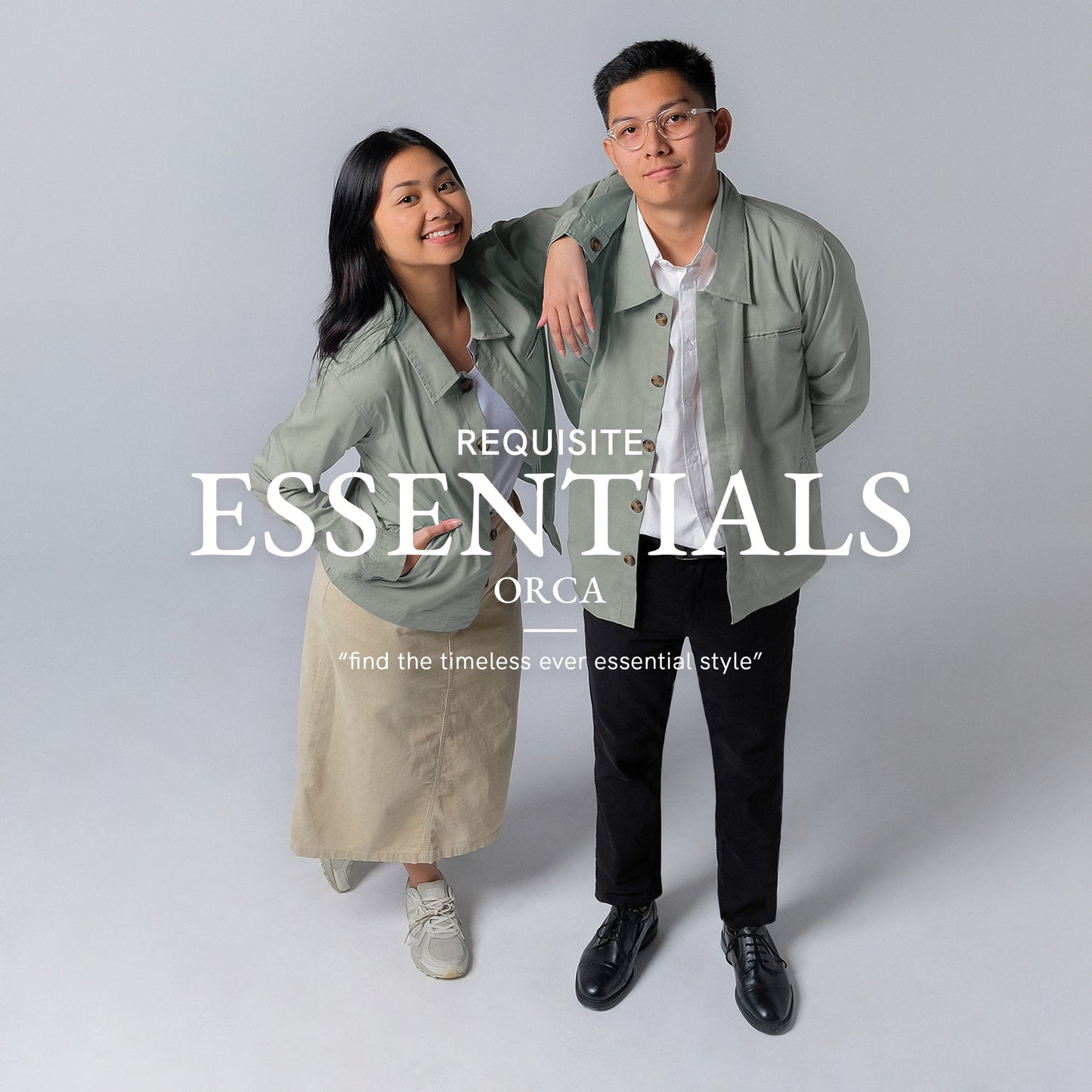 ORCA Jaket Kancing Ascot Light Jacket, Sage
