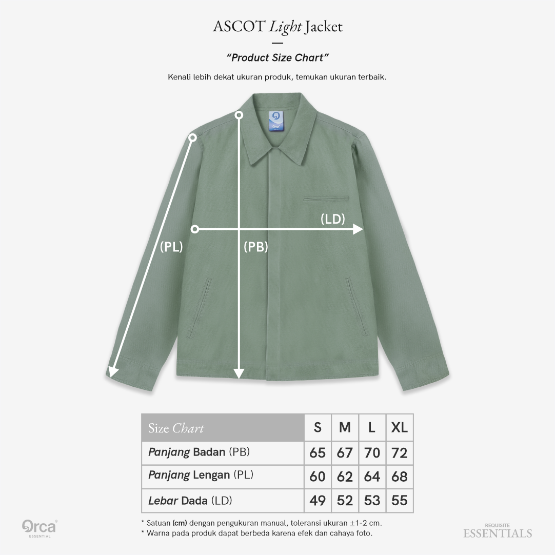 ORCA Jaket Kancing Ascot Light Jacket, Sage