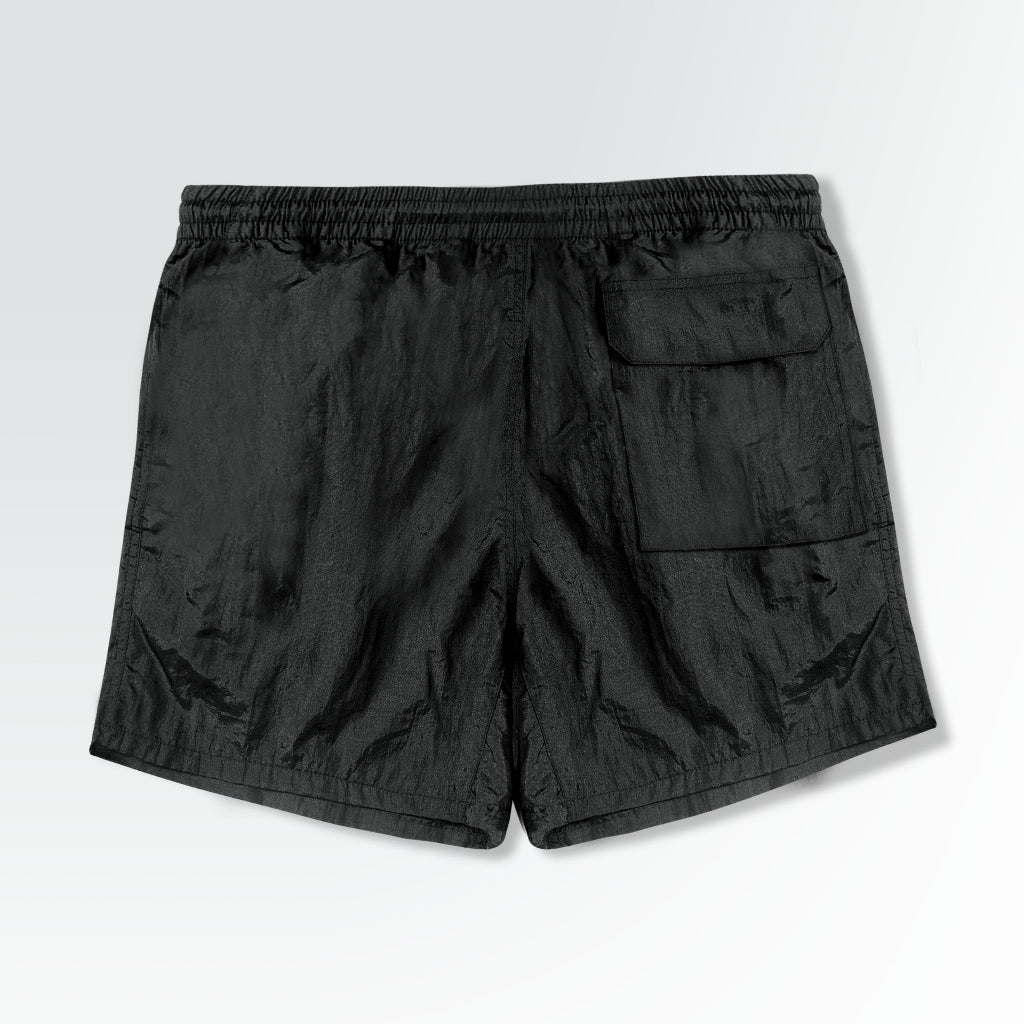 Boardshort Crinkle Pants Black