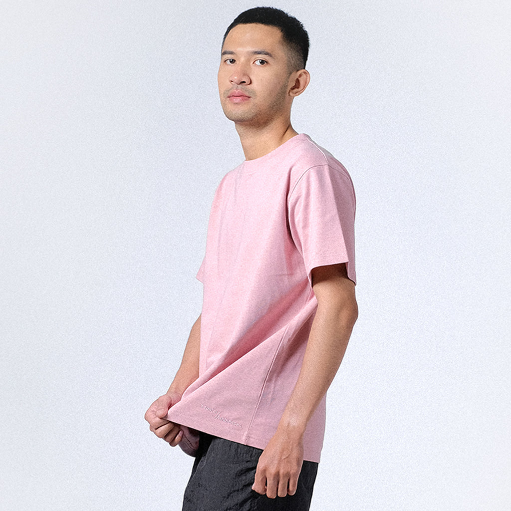 Oversized Short Tees Dusty Pink