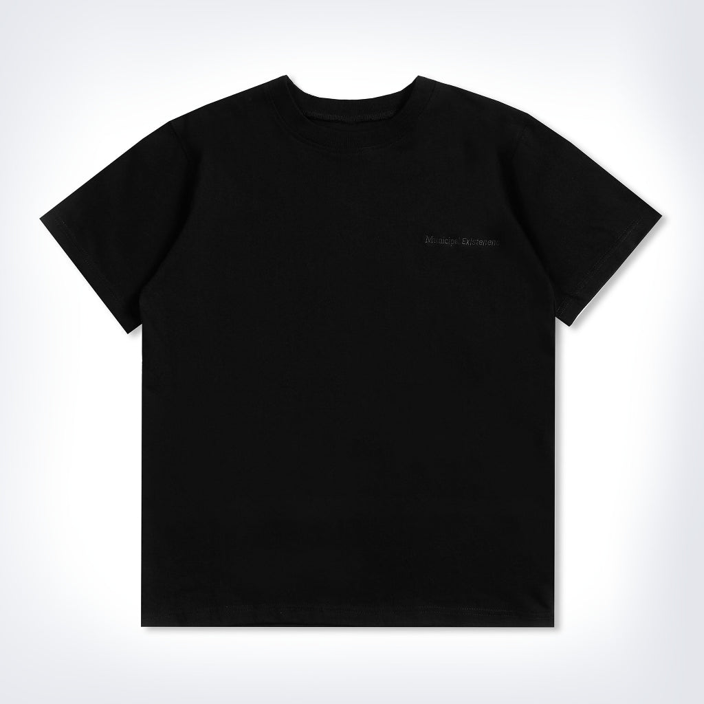 Oversized Short Tees Black