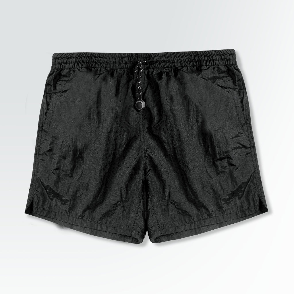 Boardshort Crinkle Pants Black