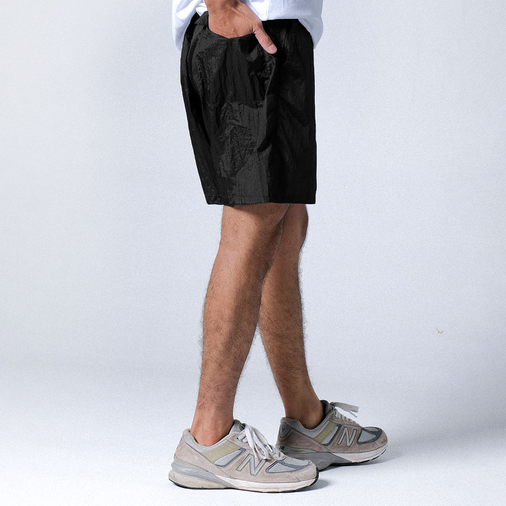 Boardshort Crinkle Pants Black