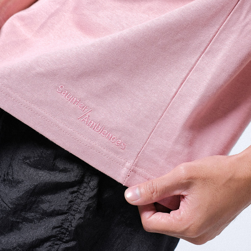 Oversized Short Tees Dusty Pink