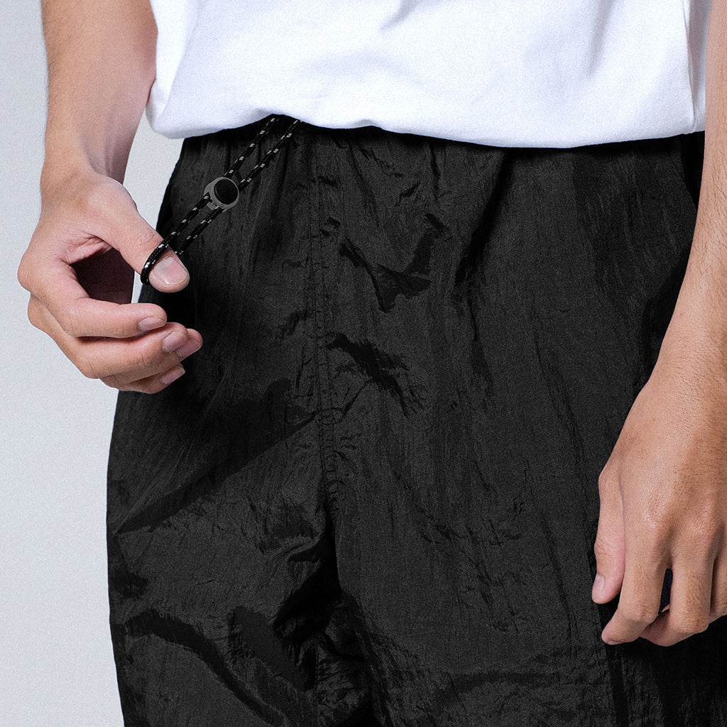 Boardshort Crinkle Pants Black