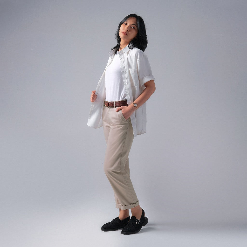 Grandeur Regular Long Pants, Beige