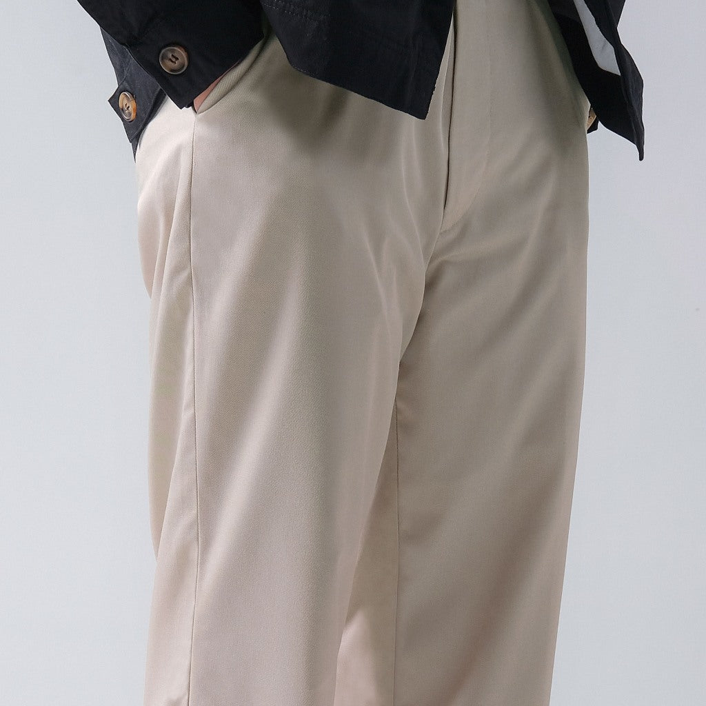 Grandeur Regular Long Pants, Beige
