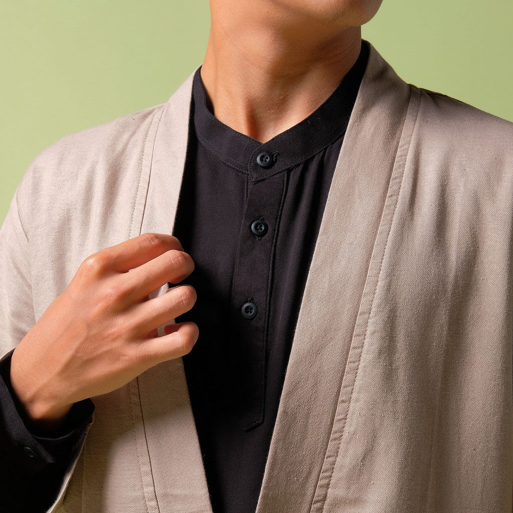 ORCA Khazan Kimono Outerwear, Beige