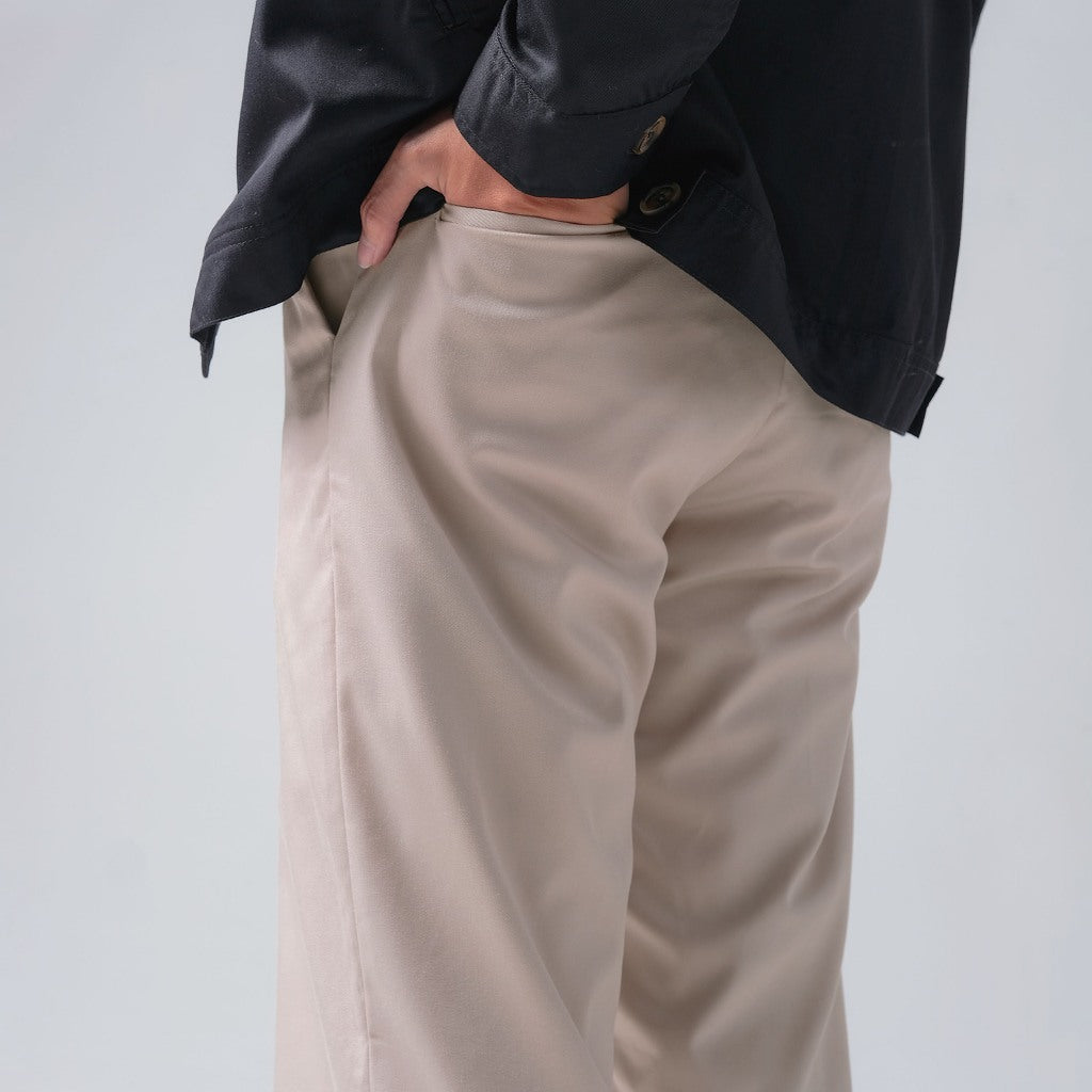 Grandeur Regular Long Pants, Beige
