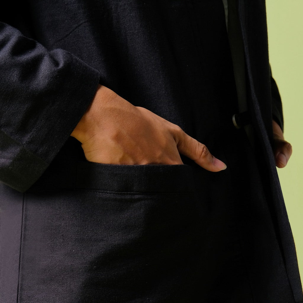 ORCA Khazan Kimono Outerwear, Black