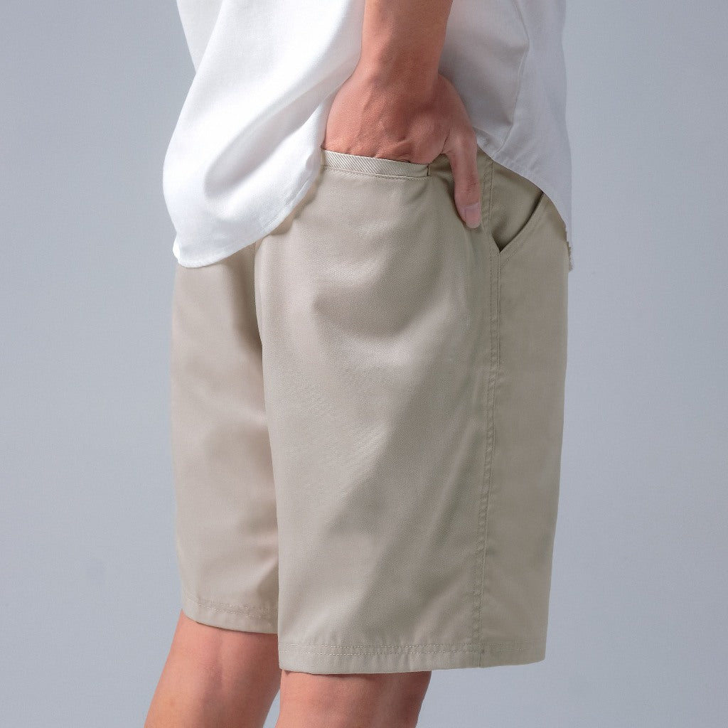 Opulent Regular Short Pants, Beige