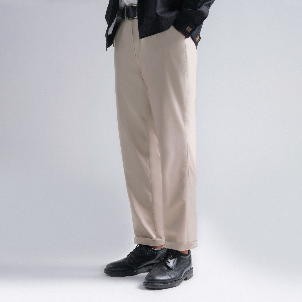 Grandeur Regular Long Pants, Beige