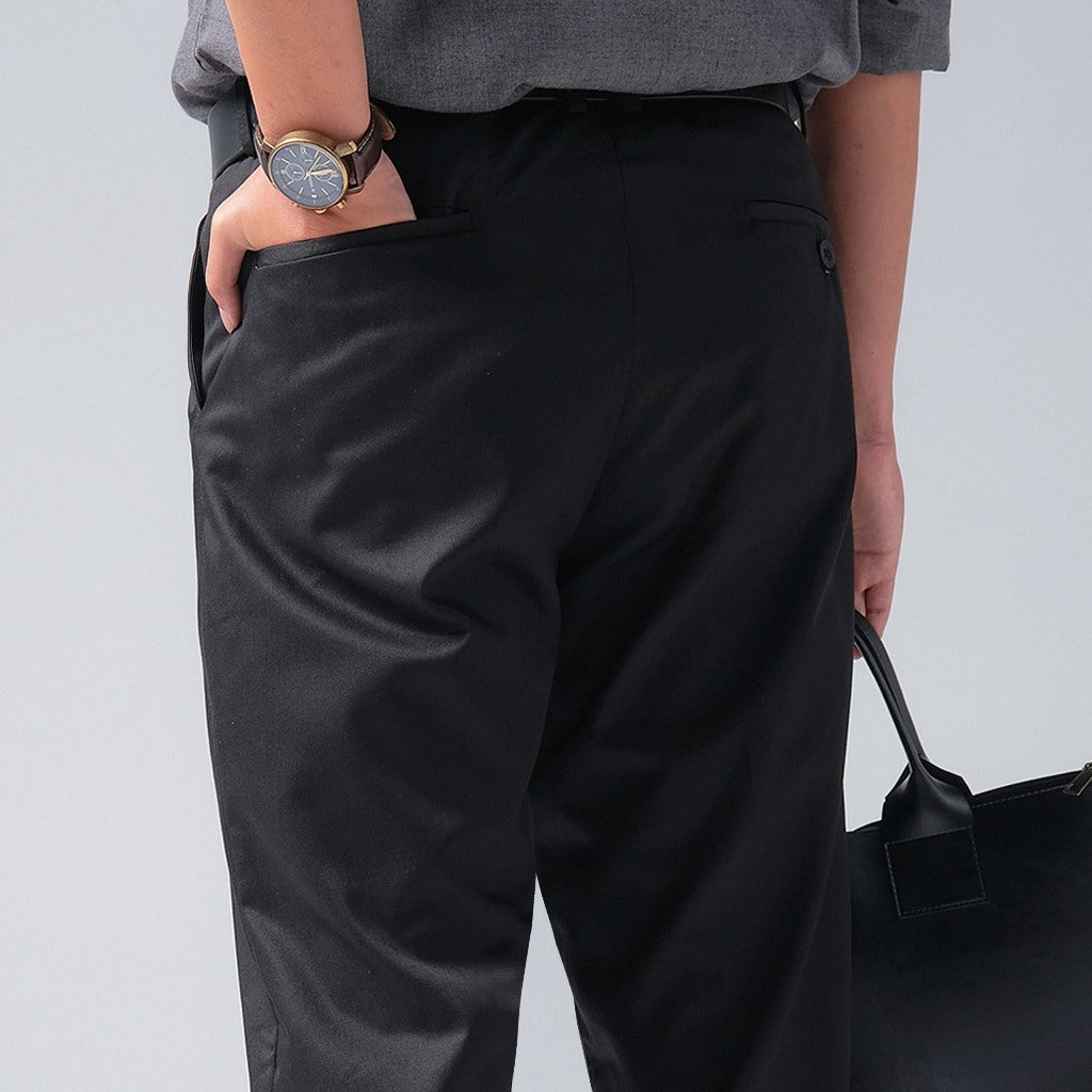 Grandeur Regular Long Pants, Black