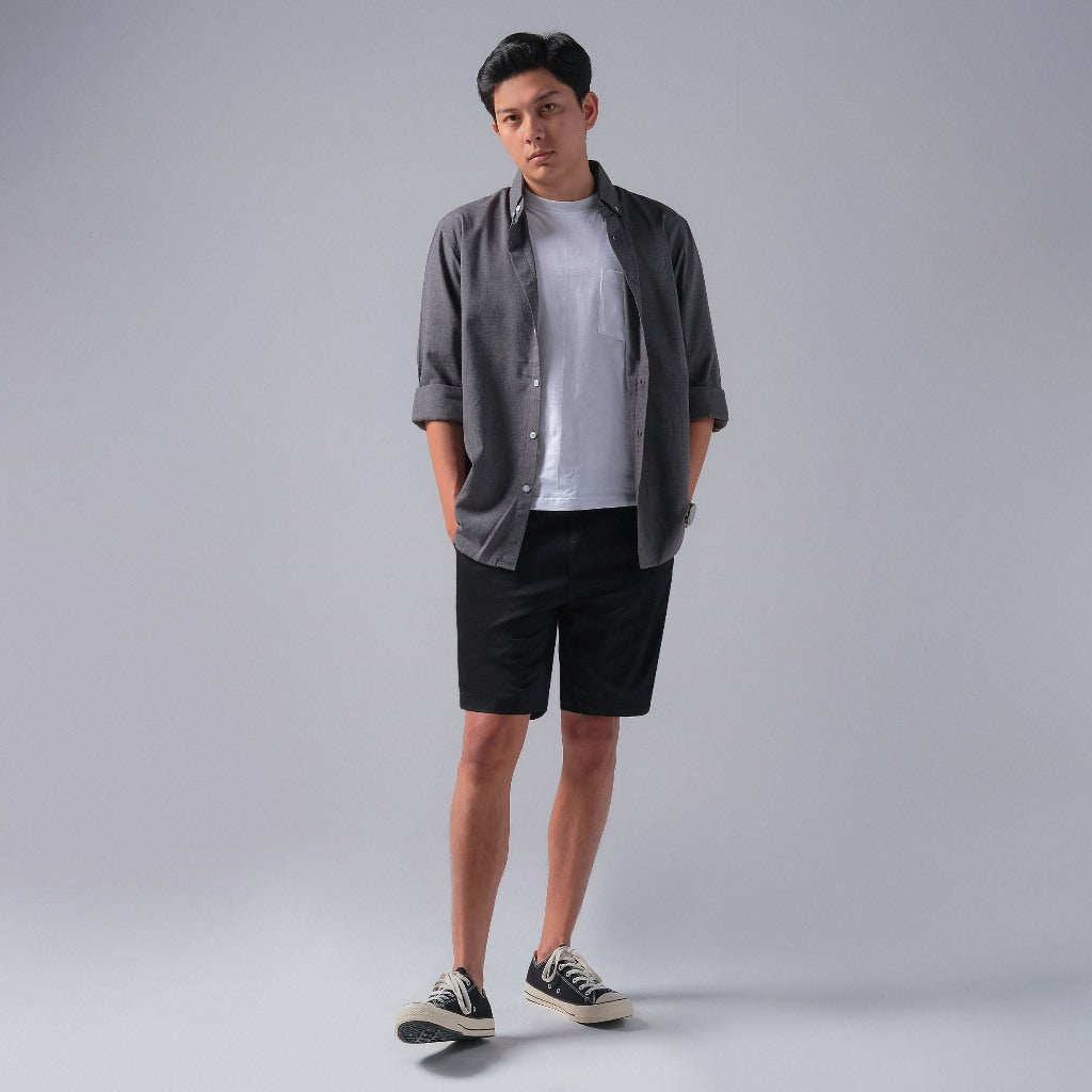 Opulent Regular Short Pants, Black