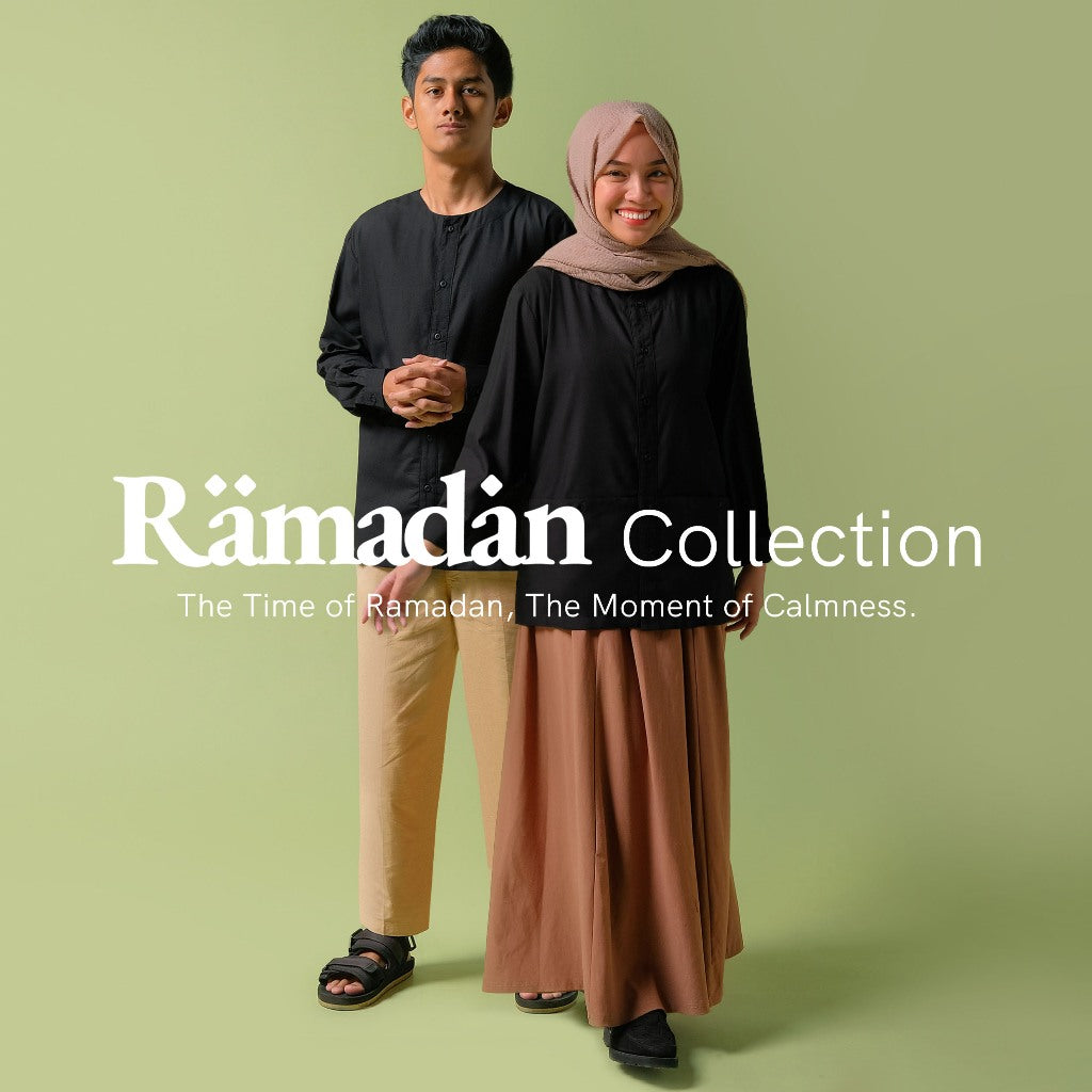 ORCA Kemeja Panjang Talha Versatile Shirt, Black