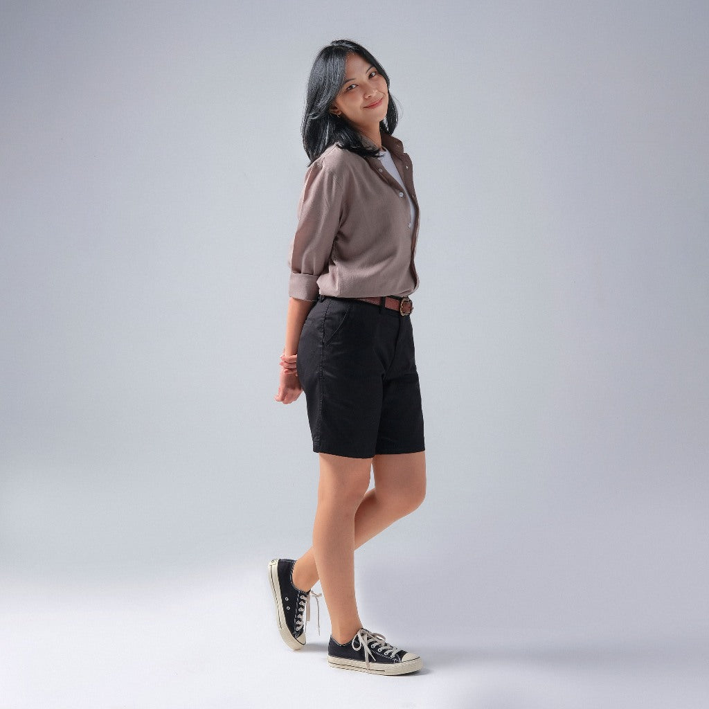 Opulent Regular Short Pants, Black